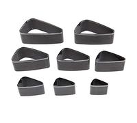 Leather Punching Mold DIY High Carbon Steel Cutter 8pcs Layering Fabric Polymer Clay Jewelry