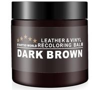 Leather Recoloring Balm, Dark Brown Repair Kit for Furniture, Leather Dye, Color Restorer for Couches| Repair, Restore Faded & Scratched Surface