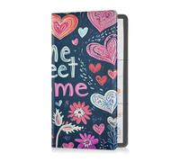Leather Registration and Insurance Card Holder Men Women Essential Car Wallet Case for Cards, Essential Document Driver License Valentines Day Flowers Home Sweet Home, Valentines Day flowers Home