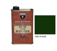 Leather renovator liquid 500ml dark green AVEL nourishes recolors makes shine