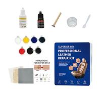 Leather Repair Kit - 7 Colour Complete Leather Repair Kit for Sofas, Car Seats, Jacket & Furniture - Leather Scratch Repair Kit - Fill & Scratches, Tears & Burn