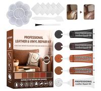 Leather Repair Kit, Leather Filler, Repair Paste, Scratch, Restorer for Sofas, Colour Restorer, Car Seats, Sofas, Jackets (5 Colors)