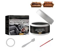 Leather Repair Paste - Fills Scratches & Scuffs, Restores Texture, Leather& Vinylre Coloring Balm, for Bags, Belts, Car Seats & Armchair (black)