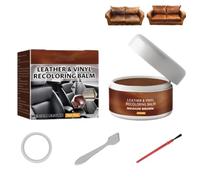 Leather Repair Paste - Fills Scratches & Scuffs, Restores Texture, Leather& Vinylre Coloring Balm, for Bags, Belts, Car Seats & Armchair (brown)