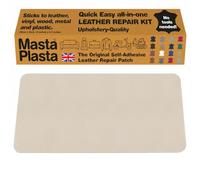 Leather Repair Patch Self Adhesive for Sofa, Car Seat - Ivory 20×10cm | The original all-in-one leather repair kit by MastaPlasta - upholstery-quality, made in the UK; no tools needed