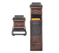 Leather Replacement Strap Compatible with Carbinox Edge / Vortex / X-Ranger / Vortex / Vesta / Blaze Round / Blaze S / Blaze Square, Hook-Loop Watch Band for Suunto 9 Peak / Nautic S / Race / Vertical