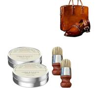 Leather Restoration Cream Leather Conditioner With Applicator Brush Furniture Protect Repair Salve for Cars Sofas Shoes