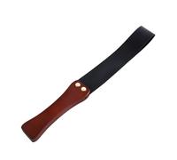 Leather Riding Crop for Equestrian Sports - Horse Whip with Non-Slip Wood Handle, Leather Paddle for Horse Training