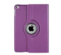 Leather Rotate 360° Stand Case For Apple iPad Air 1st Air 2nd 9.7 2017/2018 5th & 6th Generation (PURPLE)