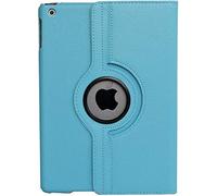 Leather Rotate 360° Stand Case For Apple iPad mini 1,2,3 Generation (AQUA)