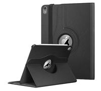 Leather Rotate 360° Stand Case for the Apple iPad 10th Generation 10.9" (2022 Model) Model Number A2757, A2777, A2696 (Black)