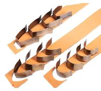Leather Round Corner Cutter Trimmer Leather Punch Corner 1/4 Round Wallet Bag Arc-shaped Edge Cutting Knife Mold(Set A 30 Pcs)