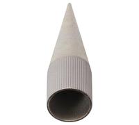 Leather Round Hole Punch Polisher, Emery Coated Sharpener for HY SPC Punches, Stainless Steel Conical Tool 1-15.5mm