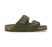 Leather sandals Birkenstock Arizona Suede Vert 38