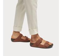 Leather sandals FitFlop Gogh Marron 46