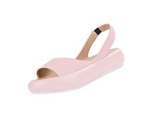 Leather Sandals For Women Solid Color Flat Sandals Fish Mouth Open Toe Soft Sandal Slingback Buckle Slip On Sandal Shine Straps Casual Shoes Comfort Fit Walking Shoes Fashion Open Back Sandalen