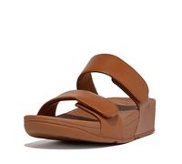 Leather sandals woman FitFlop Lulu Adjustable Noir 42