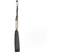 Leather Saxophone Neck Strap Adjustable Padded Sling for Soprano Alto Tenor Baritone - Ergonomic Shoulder Harness with Metal Hook for Woodwind Instruments Black(Black)