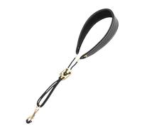 Leather Saxophone Shoulder Strap - Rico Saxophone Shoulder Strap | Padded Camera Camera | Metal Hook Peer Gangs with Adjustable Perr Trac0lla perr Tools