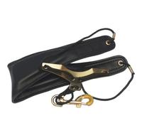 Leather Saxophone with Metal Hook Neck Strap for Tenor Players