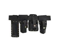 Leather Scaffolders Tool Pouch Belt - Top Grain Natural Leather Tool Belt with Multiple Pouches & Reinforced Rivets - Durable Scaffolders Work Pouch