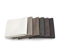 Leather Scraps - Pieces of Leather in White/Grey Ideal for Craft Works, Extra Large, Quality Genuine Leather, Repair Bags, Textiles, Covering, Decoration, 2.2lb (1kg), Various Shades, Format A6