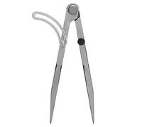 Leather Scriber Spacing Compass, Marking Tool Leather Craft Line Drawing Rotating Tool Leatherwork Compass Adjustable Scratch Maker Edge Creaser Tools for Sewing Handmade Steel Wing Divider(200mm)