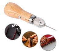 Leather Sewing Awl Repair Kit, Professional Stitcher Needles Kit Speedy Stitcher Leather Craft Hand Stitching Tools Handheld Sewing Machine Upholstery Sewing Kit for DIY Leathercraft Canvas Bags