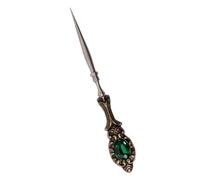 Leather Sewing Awl with Metal Handle Stainless Steel Sewing Awl for Leather Fabric Stitching and Puncturing Embroidery Tool
