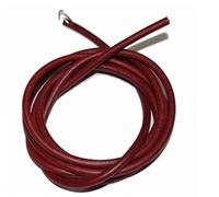 Leather Sewing Machine Belt 183 cm, Belt Replacement,Leather Cord Sewing Machine, Belts with Hook for Sewing Machine Accessories (Wine Red, 5mm)