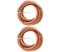 Leather Sewing Machine Belt, Treadle Sewing Machine Parts 2Pcs Sewing Machine Belts Leather Drive Treadle Parts Replacement Sewing Machine Belt with Crochet for Home