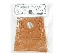 Leather Sewing Thimble Finger Protector Sleeve Leather Coin Hand Knitting Sewing Quilting DIY Embroidery 3 Size Finger Sewing Machine Thimble Leather Sewing Machine Thimble for Men
