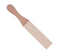 Leather Sharpener with Wood Handle, Leather Sharpening Strop Double Sided for Knife Sharpening,Honing Knives, Straight Razor, Woodcarving Chisels,Leather Honing