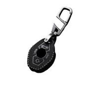 Leather Shell Fob For X5 E53 X3 F83 E46 E39 E38 E60 E63 E61 E64 Series 3 5 7 330i Z3 Z4 E85 E86 M5 325i Car Key Cover Case Key Holder(Black)