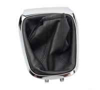 Leather Shift Knob Cover for Chevrolet For Sonic Aveo For T300 2011 2012 2013 2014 2015 Manual Transmission Short or Long Headed OEM REVO0203 24108036 (Without letters)