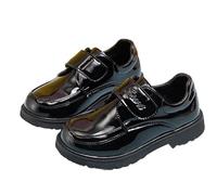 Leather Shoes Boy Wedding Shoes Dress Shoes Performance Children's Shoes Kids British Style Patent Shoes Student Business Shoes Lace Up Shoes Party Slip On Casual Shoes, BK2, 10 UK Child