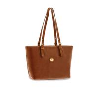 Leather Shopper Bag with Zip - female - The Bridge - Shopping Bags - Brown - ONE SIZE - Bags ONE SIZE