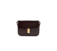 Leather Shoulder Bag, Alice m mocha