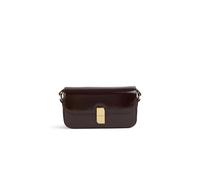 Leather Shoulder Bag, Alice S mocha