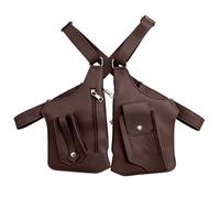 Leather Shoulder Bag for Men Women, Double Shoulder Armpit Bag, Adjustable Anti Pickpockets Accessories, Hidden Underarm Strap Wallet Unisex