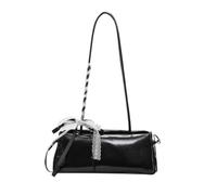 Leather Shoulder Bag for Women with Bow Tie - Shoulder Tote Handbag | Leather Shoulder Bag for Women with Bow Tie; PU Fabric; Ample Storage; Versatile Style; Suitable for Any Occasion