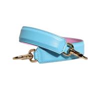Leather Shoulder Strap with Metal Detailing - female - Dolce & Gabbana - Bag Accessories - Blue - ONE SIZE - Bags ONE SIZE