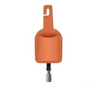 Leather Side Mount Drink Holder for Car Seats Brown | Synthetic leather finish, tidy storage, fits most sedans, SUVs, trucks, easy wipe clean(Orange)