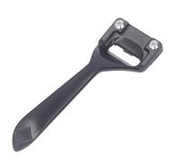 Leather Skiver, Metal Leather Skiver Nonslip Handle Comfortable Grip Leather Skiving Knife 3 Blades Sturdy Durable Alloy Multipurpose Modern Black(Black American Thinning Knife with 3 Blades)