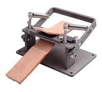 Leather Skiver Splitter, Stainless DIY Manual Leather Splitter Peeling Paring Machine, 10cm Paring Width, Adjustable Thickness, for Leather Thinning Work