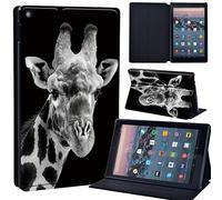 Leather slim lightweight Stand Cover Case Fit A m a z o n All-New F i r e HD 10 & 10 Plus tablet (11th gen, 2021 release) 10.1" Tablet with Auto Wake/Sleep
