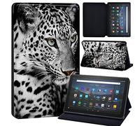 Leather slim lightweight Stand Cover Case Fit A m a z o n All-New F i r e HD 10 & 10 Plus tablet (11th gen, 2021 release) 10.1" Tablet with Auto Wake/Sleep