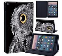 Leather slim lightweight Stand Cover Case Fit A m a z o n All-New F i r e HD 10 & 10 Plus tablet (11th gen, 2021 release) 10.1" Tablet with Auto Wake/Sleep