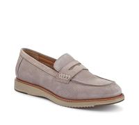 Leather Slip-On Casual Shoes - Beige Size 11