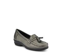 Leather Slip-On Loafers Pavers Metallics 7